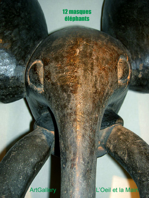Image 12 elephants masks