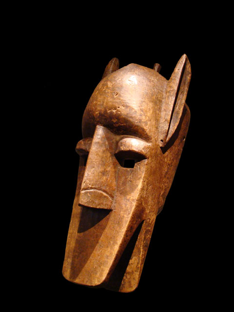 Hyena-shaped mask, Bambara, Mali